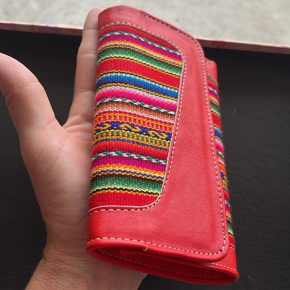 NWT Red Boho wallet - Picture 8 of 9